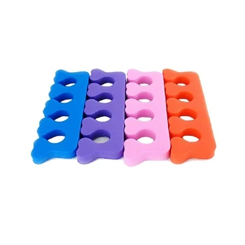 

100 Pcs Soft Finger Tool Toe Nail Separator Pedicure Manicure Art