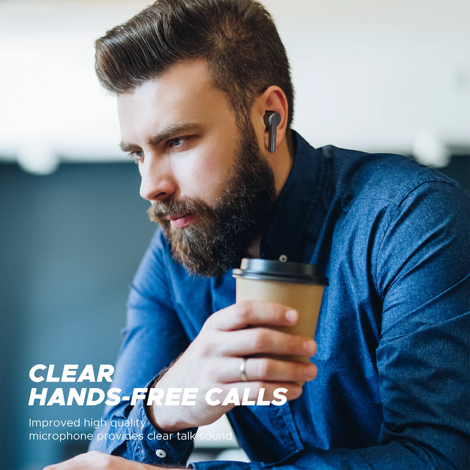 SoundPEATS Wahre Drahtlose Ohrhörer Bluetooh 5,0 in ohr TWS Kopfhörer Auto Paar Drahtlose Headsets mit High Definition Mic