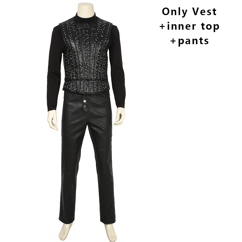 Only vest top pants Wild Hunt/костюм гералта ривии; карнавальный костюм; телевизионная серия для взрослых; обувь на Хэллоуин; ботинки унисекс - Цвет: Only vest top pants