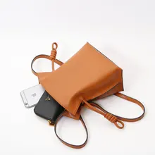 GUQIWT Новая сумка-мешок для женщин роскошные сумки женские настоящие Lychee маленькие сумки через плечо