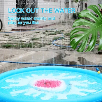 

Lawn Beach Animal Inflatable Water Spray Kids Sprinkler Play Pad Mat Tub Swiming Pool Bathroom Shark Water Spray Pad Outdoor
