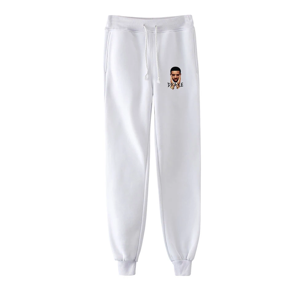 Drizzy Дрейк Штаны брюки эластичные сковорода для мужчин и женщин штаны осень-зима теплые модные штаны kiki kanya west футболки
