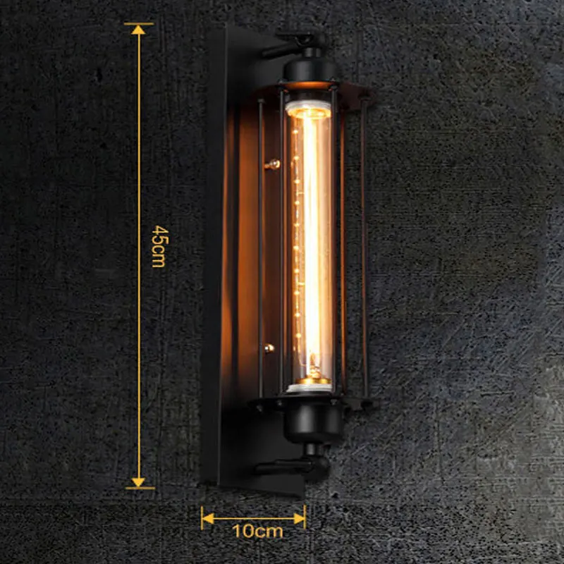 LED Wall Lamp American Retro Industrial Style Decoration For Bedside Foyer Study Balcony Aisle Coffee Shop Restaurant led wall lamp,wall light