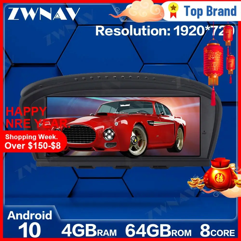 4 Гб + 64 ГБ Android 10 0 Автомобильный мультимедийный плеер для BMW 5 серии E60 2005 2010 GPS Navi