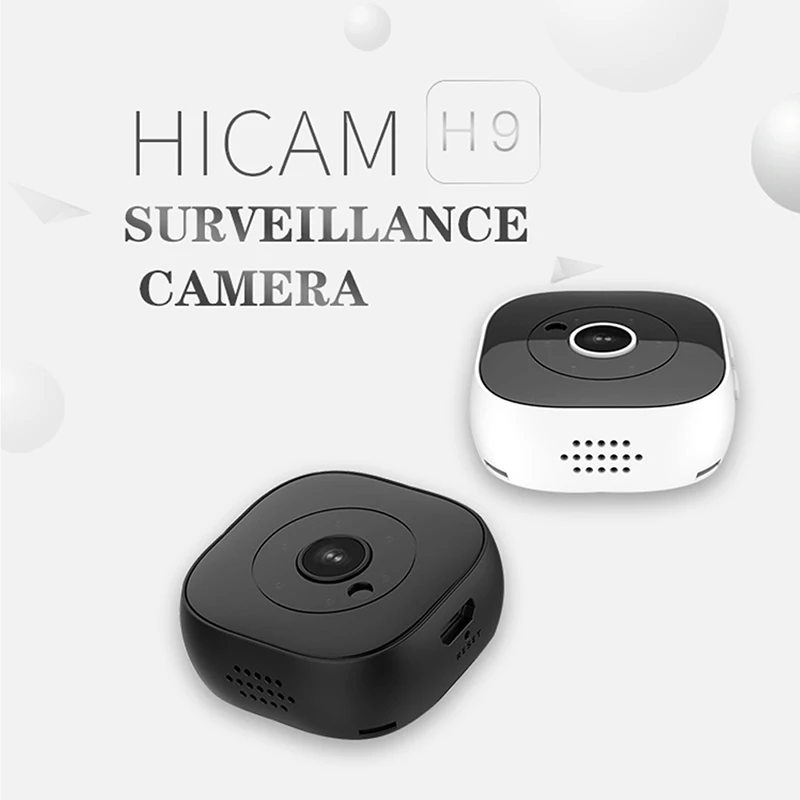 Новая WiFi мини-камера H9 Wifi цифровая мини WiFi мини-камера с высоким разрешением HD камера ночного видения беспроводная камера наблюдения
