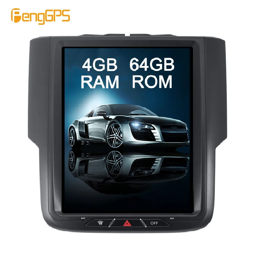 Car Stereo Multimedia Unit For Dodge Ram 2014 2018 Vertical Screen Gps Navigation 4k Android 9 0 Fast Boot 1920 1080 4 64g Px 6 Car Multimedia Player Aliexpress