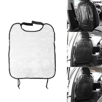 

58 x 43cm General Car Seat Back Cover Car Seat Back Protector PVC Durable Car Seat Anti Kick Child Mat Auto Cover