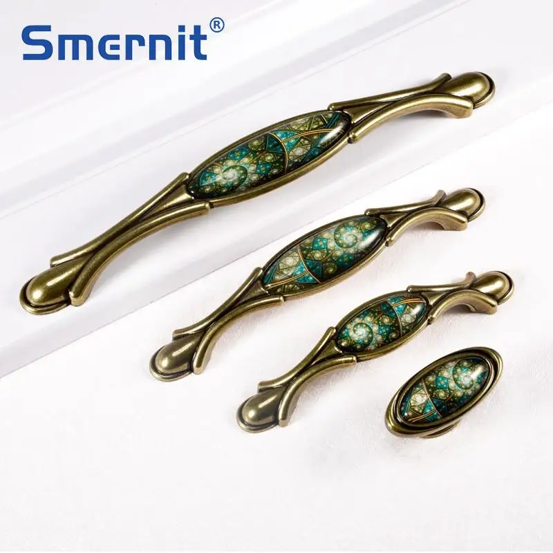 furniture handles kitchen door handles Vintage Furniture Handles Elegant Bronze Kitchen Cabinet Knobs and Handles Wardrobe Cupboard Door Handle Closet Drawer Pulls
