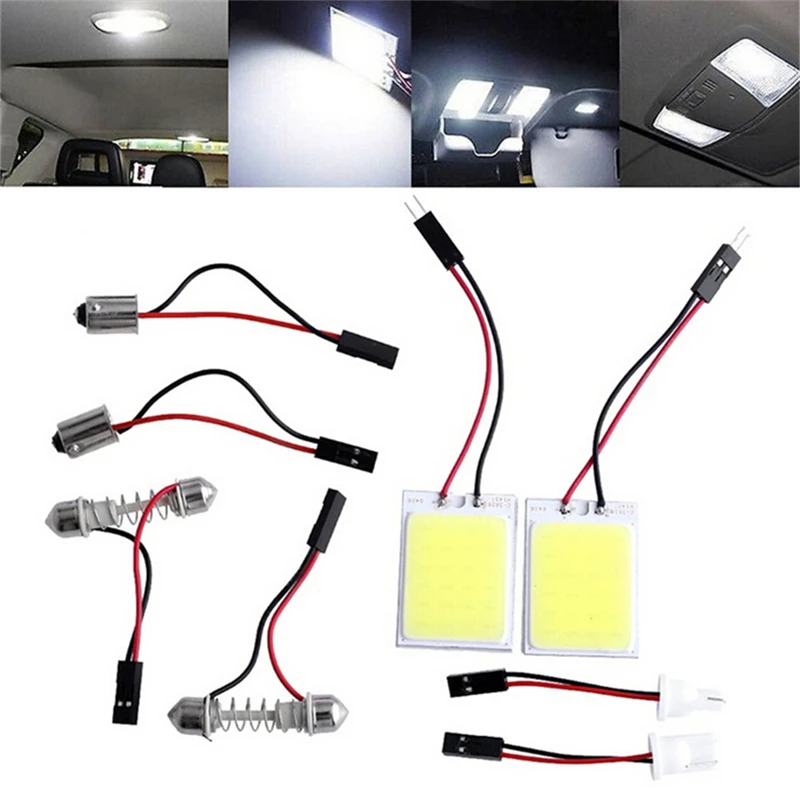 HID White 24COB LED Panel Light For Car Interior Door Trunk Map Dome New | Автомобили и мотоциклы