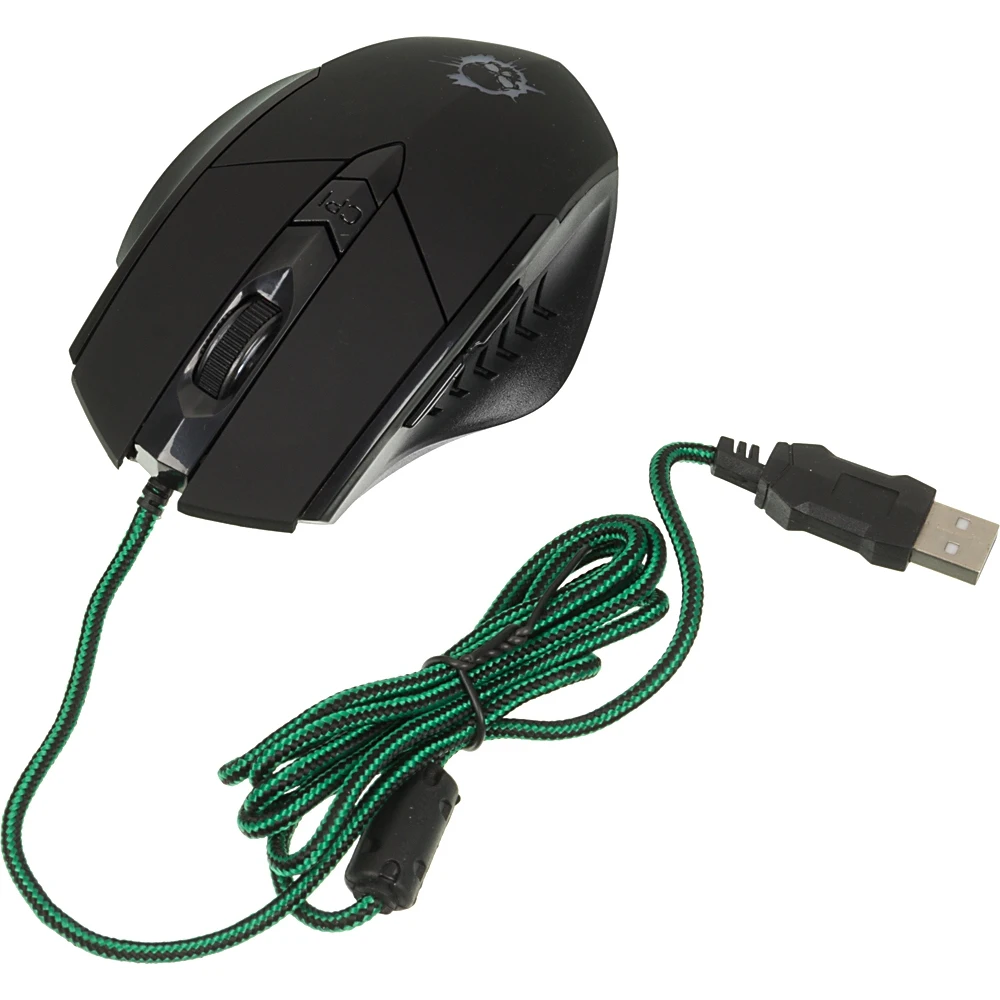 Мышь OKLICK 815G INFERNO, проводная, USB, черный