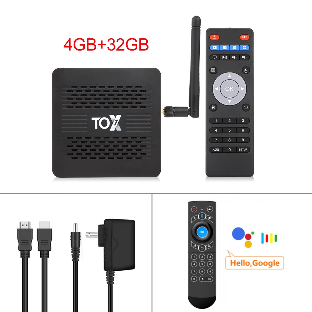 indoor digital tv antenna TOX 1 Android TV Box Smart Box 9.0 Amlogic S905X3 TOX1 4G RAM 32 ROM 2.4G/5G WiFi 1000M BT4.2 Set Top Box support Dolby Audio 4K tv antenna TV Receivers