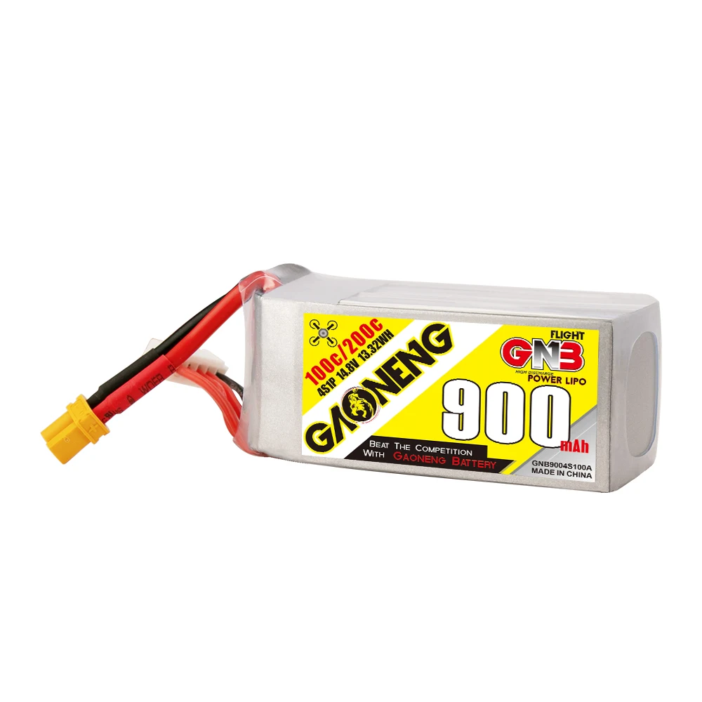 Gaoneng GNB 4S 14.8V 900mAh 100C XT60 Gaoneng GNB 4S 14.8V 900mAh 100C XT60