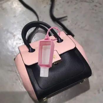 

30ml Hand Sanitizer Refillable Hook Empty Silicone Squeeze Bottles Plastic Portable Travel Reusable Bottle Container For Outdoor