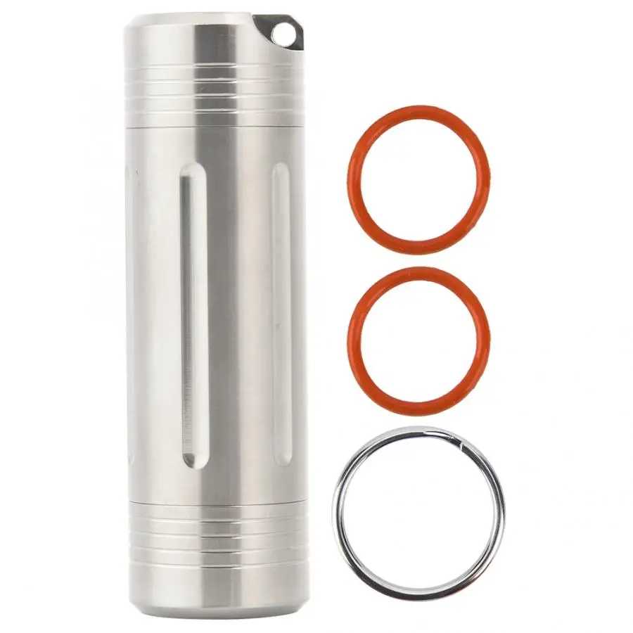 Messing+Titan-Aluminium-Legierung Outdoor Tools Portable EDC Zahnstocher-Halter