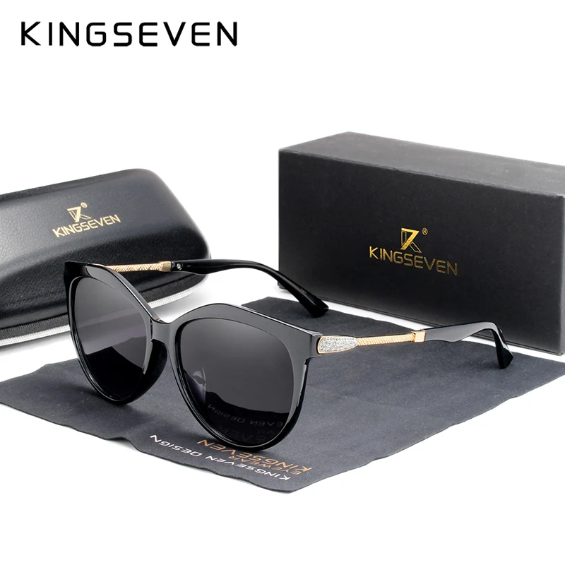 KINGSEVEN 2022 Polarized Women's Sunglasses Gradient Lens Luxury Sun glasses Brand Lentes de sol Mujer designer sunglasses