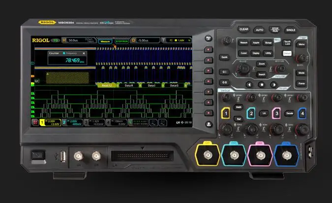 Rigol MSO5104 четыре канала 100 МГц Цифровой Осциллограф смешанных сигналов