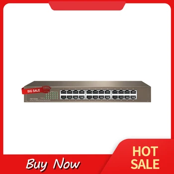 

GLVISION GLTEF1024D 24 Port 10/100M Enternet Network Switch QoS, Half/Full DuplexLACP Full-Duplex VLAN support Auto MDI/MDI-X