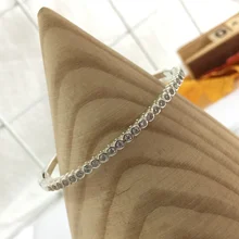 925 пробы Серебряный Классический Привлекательный блестящий браслет для женщин Шарм Мода DIY Ювелирные изделия