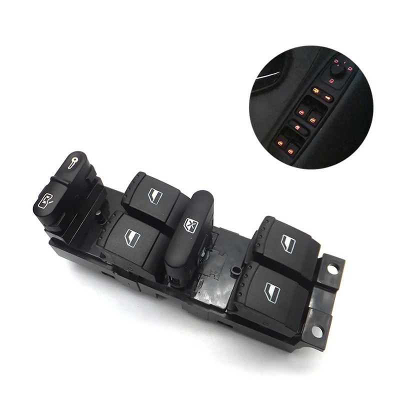 

1J4959857D 1J4 959 857 D Электрический мастер окна переключатель для VW GOLF JETTA MK5 6 TIGUAN PASSAT совершенно новый