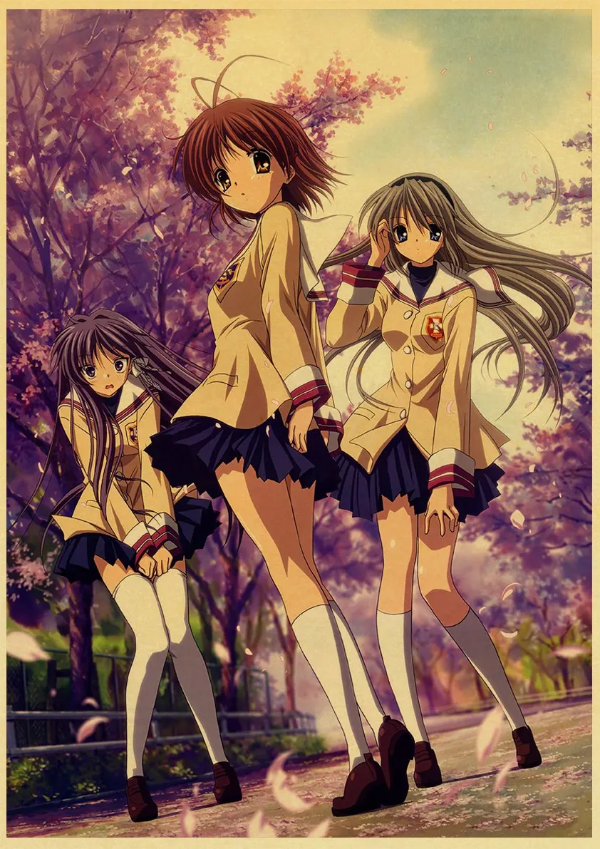 3215 Clannad After Story CLANNAD Anime Wall Scroll Poster Home