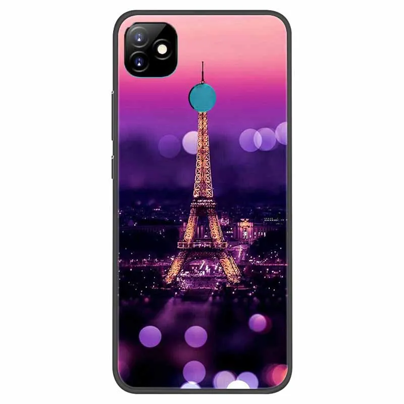 For ITEL Vision 1 Case Shockproof Soft silicone TPU Back Cover For ITEL Vision 1 Phone Cases for ITEL Vision1 Cute Cartoon Coque cell phone belt pouch Cases & Covers