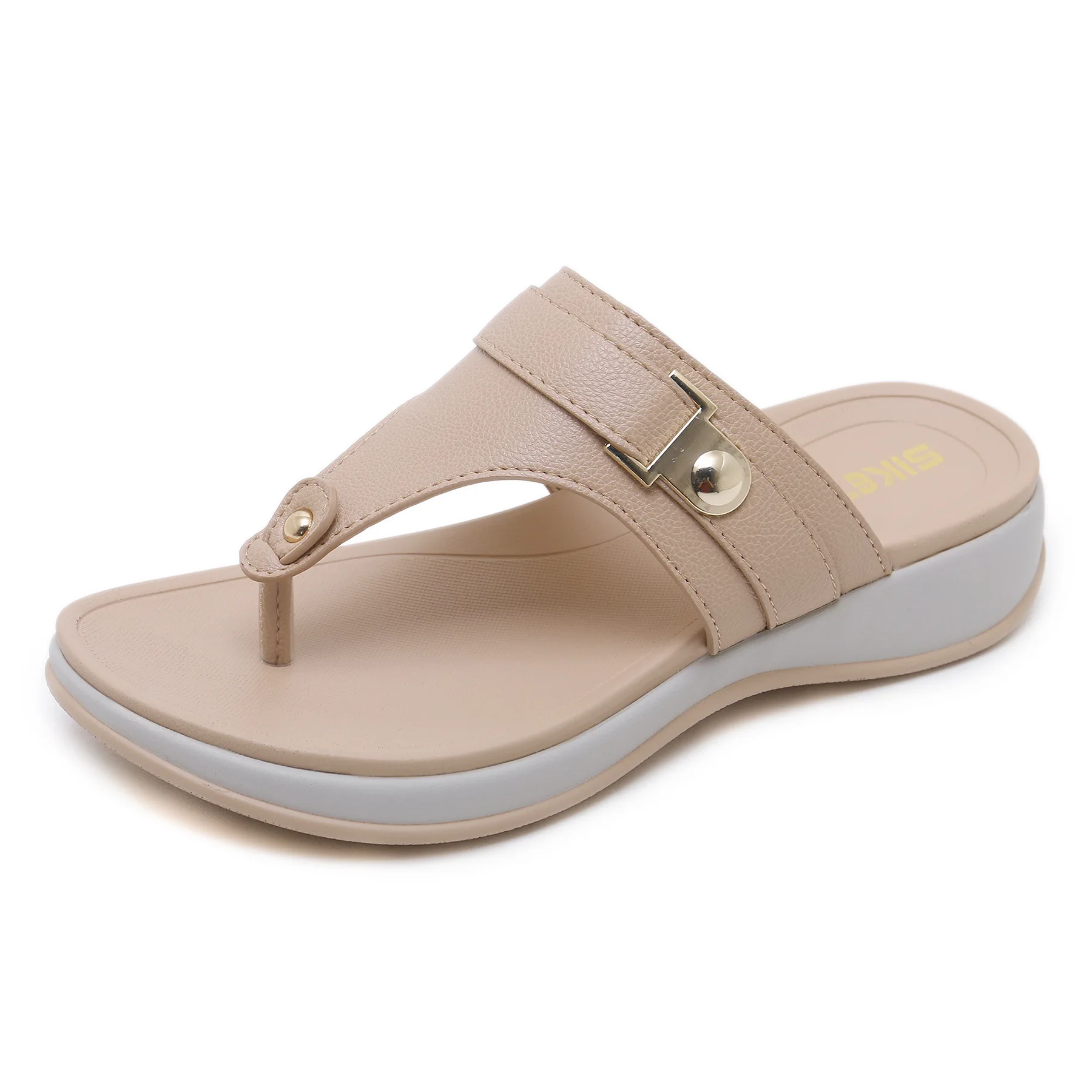 

Woman slippers Summer Women Fashion Sandals Female Flip Flops low Heels Shoes Casual comfortable slippers size 42