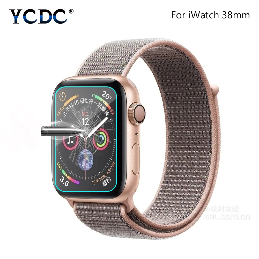 HD Экран Proetctor для наручных часов Apple Watch 38 мм/42 мм, версия 1, 2, 3 0,3 мм защитная пленка из закаленного стекла Smartwatch Экран защиты