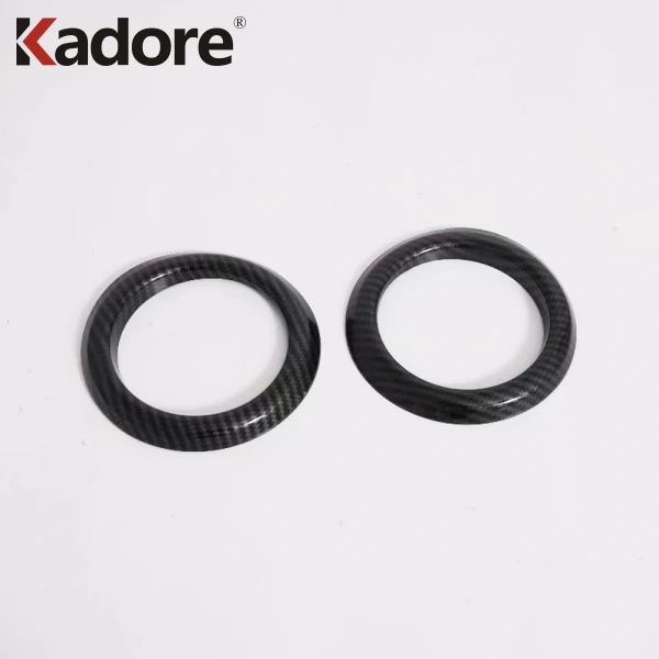 

For Toyota Rush 2018 2019 2020 Carbon Fiber Air Conditonnal Vent Cover Trim AC Outlet Panel Frame Interior Accessories