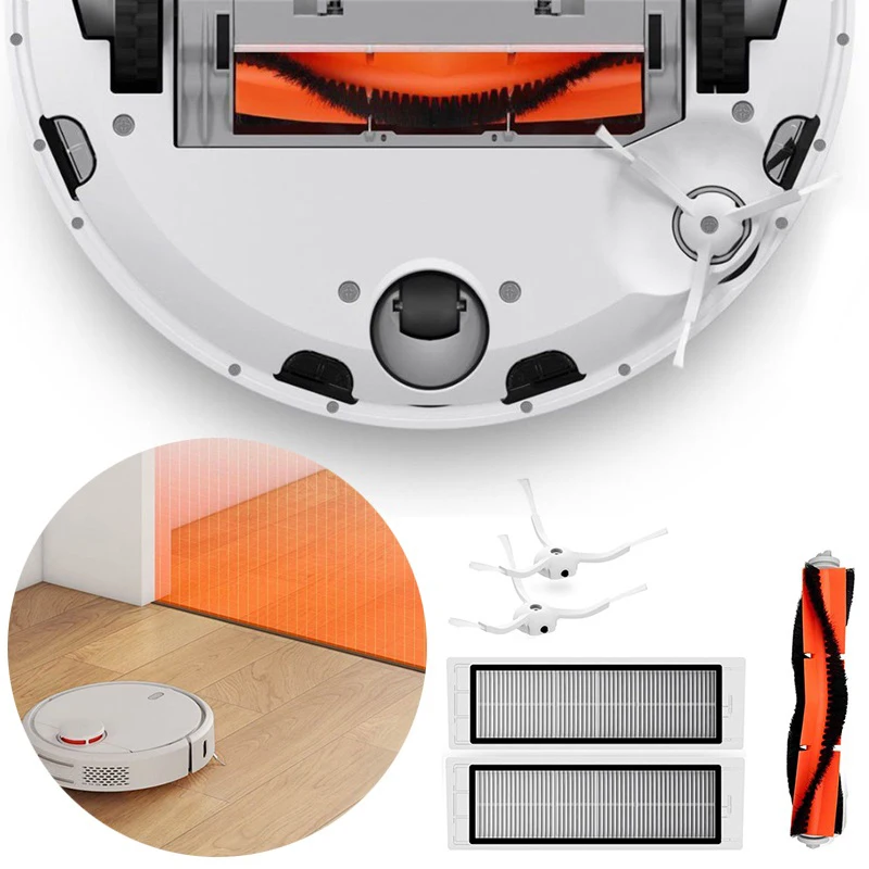 Для Xiao mi запчасти пылесоса Замена для Xiaomi mi робот Roborock S50 S51 Roborock 2 сопутствующие товары для пылесоса комплект