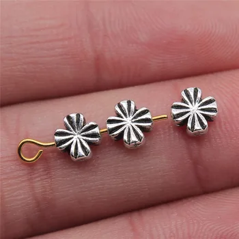 

Antique Silver Color 6x6mm Pattern Small Hole Beads Charm For Making Jewelry Pendants For Crafts 500 Pieces