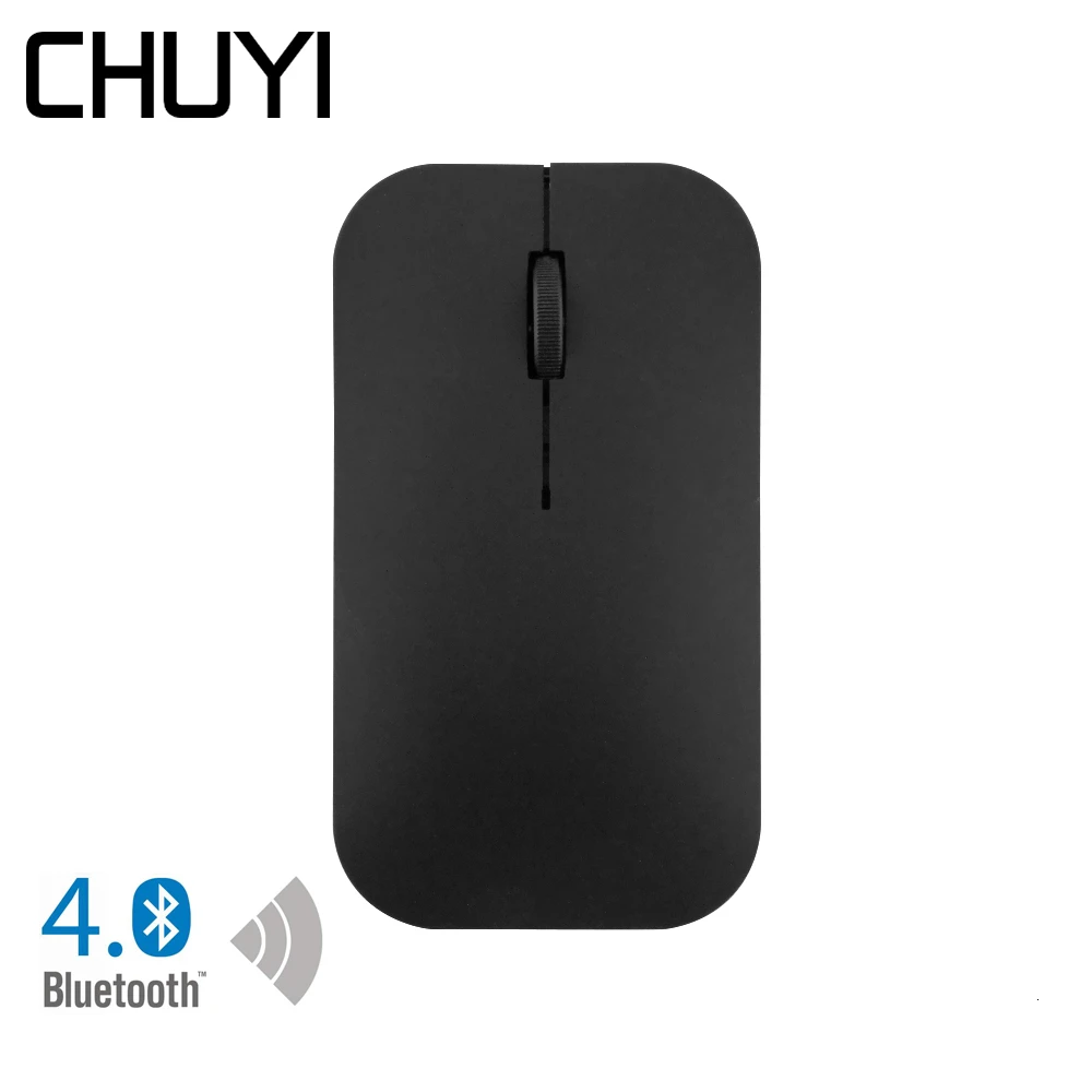 CHUYI перезаряжаемая Беспроводная Bluetooth 4,0 мышь, бесшумная оптическая компьютерная мышь, ультра тонкая компьютерная мышь для ноутбука microsoft