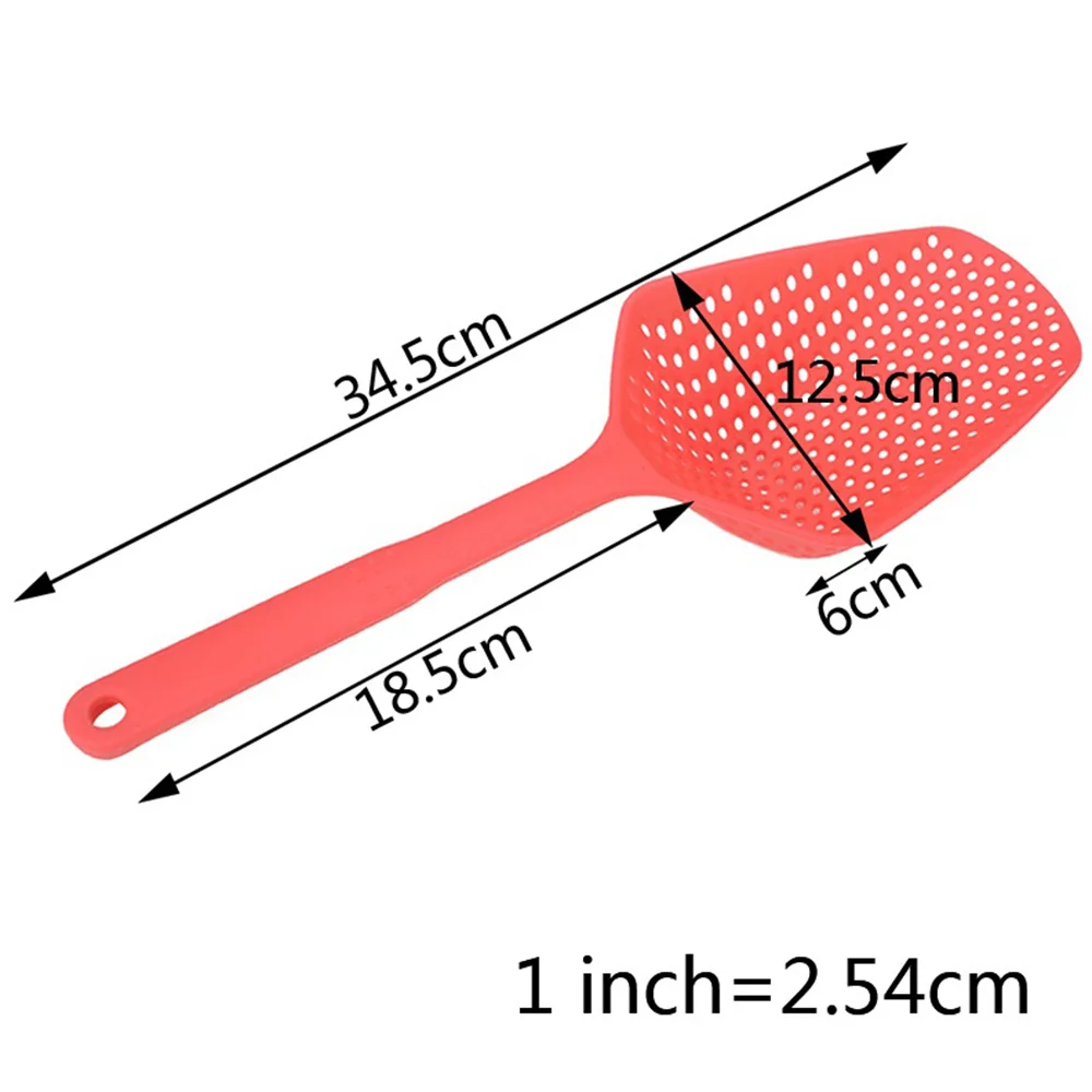 34,5*12,5*6 см пластиковые сливные фильтры корзина большой совок полезные прочные кухонные инструменты с длинной ручкой столовая посуда