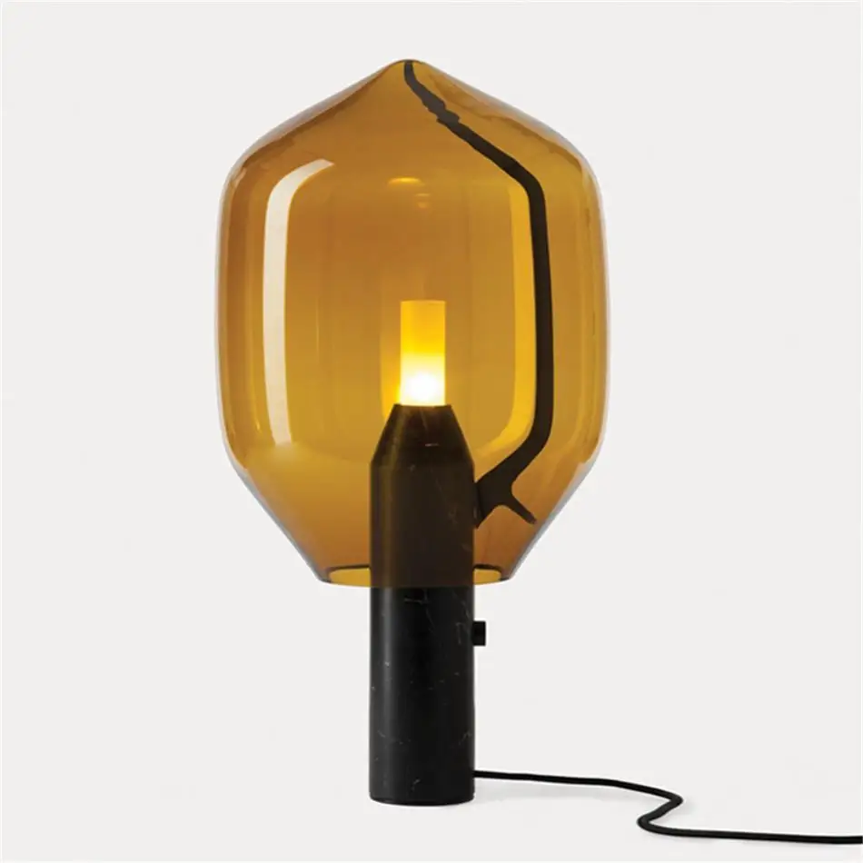 

Modern Table Lamp Marble Loft Living Room Office Desk Lamp Reading Cafe Decor Art Study Table Light Dining Room Lamp Design Led