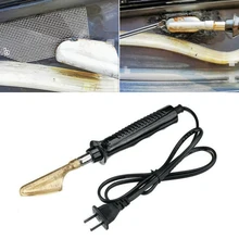 

Electric Soldering Iron with Plastic Handle Flat Tip for Car Bumper Repair 110W 220V Plastic Crack Repair Spatula Smoothing Tool