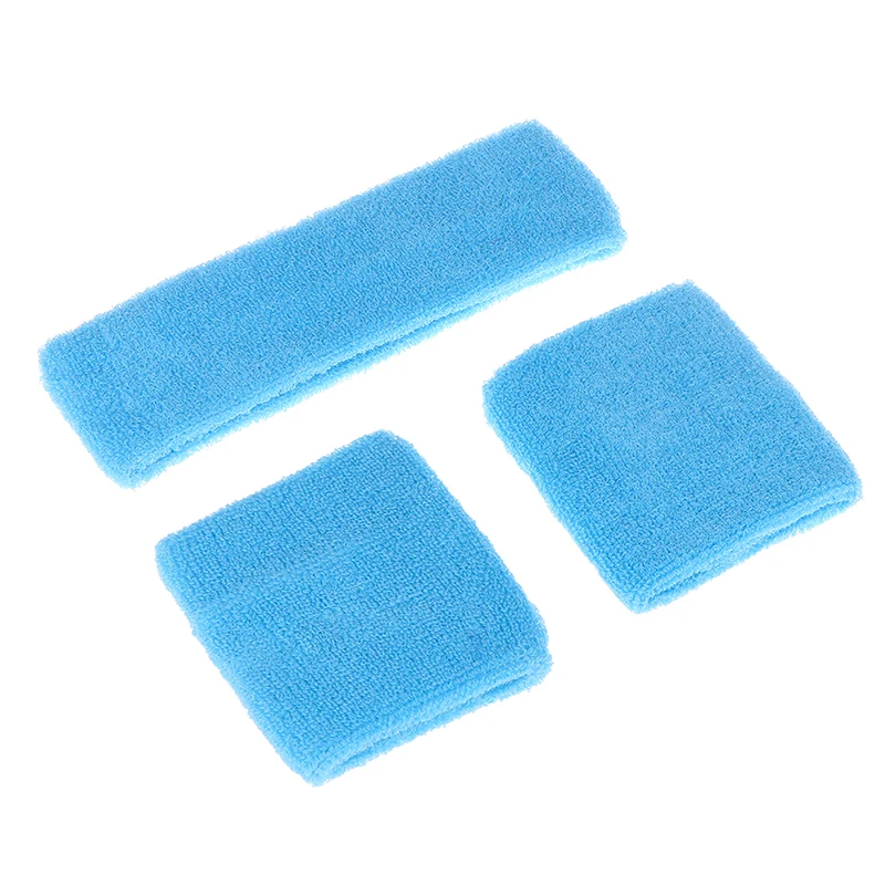 1pc Rainbow Wrist bands Sport Sweatband Hand Band Sweat Wrist Support Brace Wraps Guards Stretch Headband Hair Band Sweatband