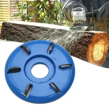 

6 Teeth Power Wood Carving Cutter Disc Milling for 22mm Angle Grinder Tool