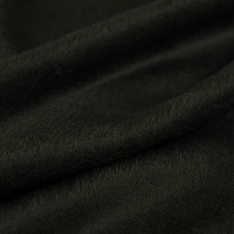 Tanie Długa tkanina wełniana Alpaca peruwiański wielbłąd jesienno zimowy wełniany płaszcz alpaki odzież hurtownia wysokiej jakości wełniane ubranie