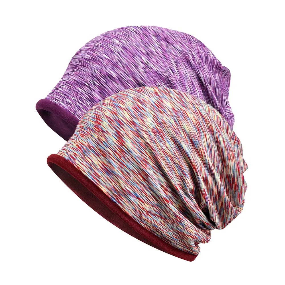 [AETRENDS] Зимние шапки для мужчин и женщин, шапочки, шапки s, Мешковатые шапочки, мужская спортивная шапка Skullies, женская шапка, Touca Z-6622 - Цвет: Red and Purple