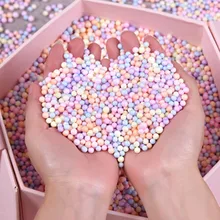 

1pack Polystyrene Round Styrofoam Balls DIY Snow Mud Particles Beads Ballon Foam Makeup Bucket Foam Filling 4-6mm