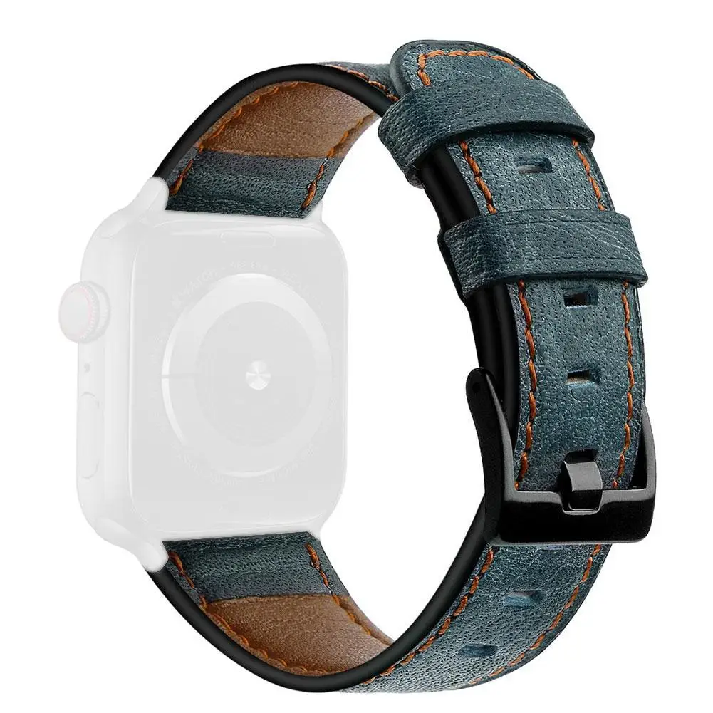 Сменный кожаный ремешок для Iwatch 4 3 2 1 ремешок для наручных часов браслет Ретро браслеты аксессуар-ремешок для Apple Watch 1/2/3/4 Новинка