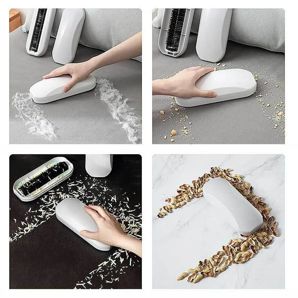 New Carpet Dust Brush Plastic Bedside Table Crumb Sweeper Pet Hair Fluff Cleaner Sticky Picker Lint Roller Clothes Sweeping | Дом и сад