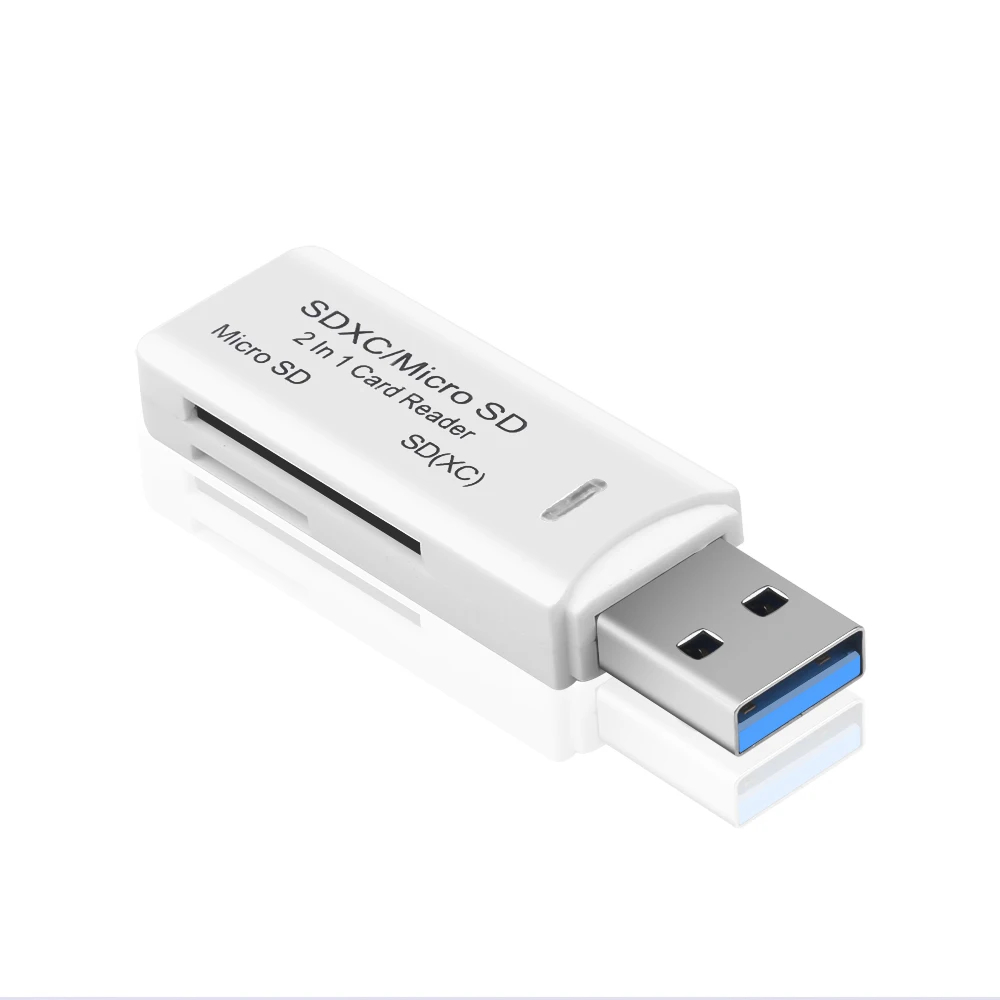 Kebidu 2 цвета USB 3,0 кард-ридер для адаптер для MicroSD Smart TF OTG адаптер памяти для ноутбука USB 3,0 смарт-кардридер