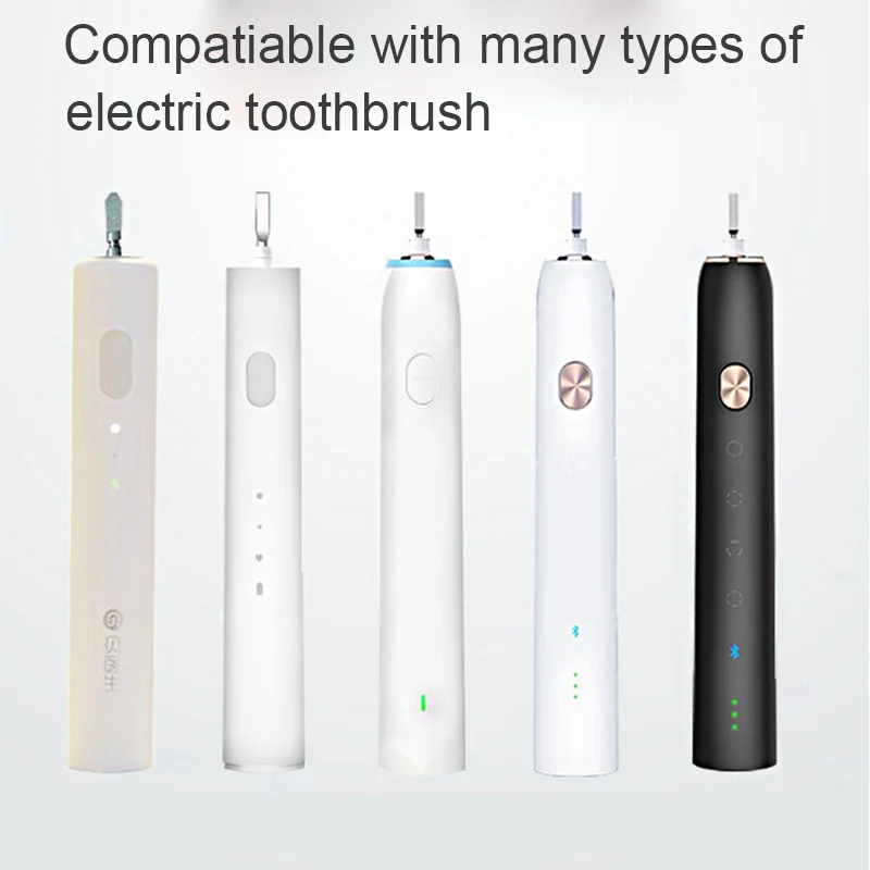 4 шт Сменные головки для зубных щеток, совместимые с Xiaomi SOOCAS X3 SOOCARE, электрическая зубная щетка с круглой головкой, уплотнительная посылка