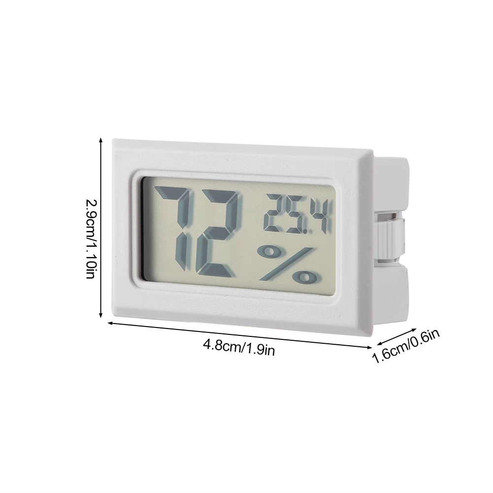 ANENG мини черный/белый цифровой ЖК-дисплей Температура Влажность комнатный измеритель влажности термометр гигрометр датчик температуры
