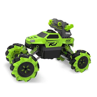 RC автомобиль 1:14 трюк дрейф Рок Гусеничный автомобили 2,4 г дистанционное управление 2 в 1 Hubble bubble водная струя с двигателем танцевальные игрушки