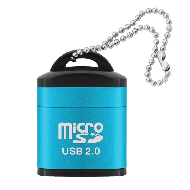 BL Портативный мини USB 2,0 Micro SD TF кард-ридер адаптер флэш-накопитель флэш-память SD кард-ридер - Цвет: BL