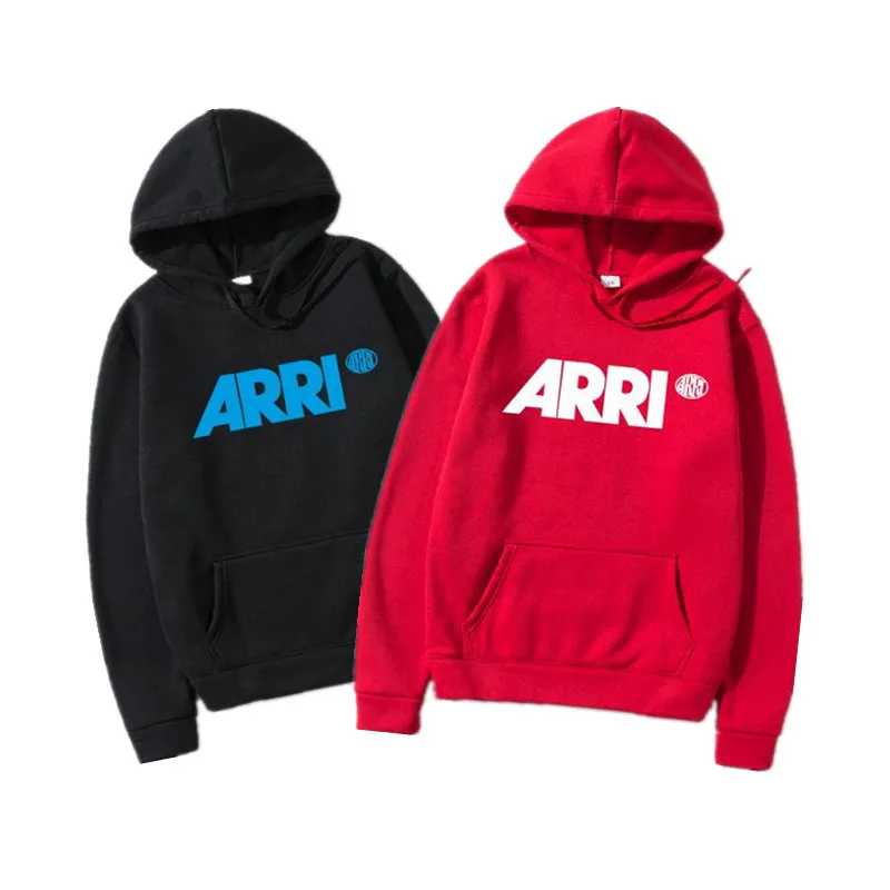 Sudadera con capucha para hombre, prenda deportiva masculina de talla asiática con Logo Arri, de alta calidad, en color negro, con diseño de marca