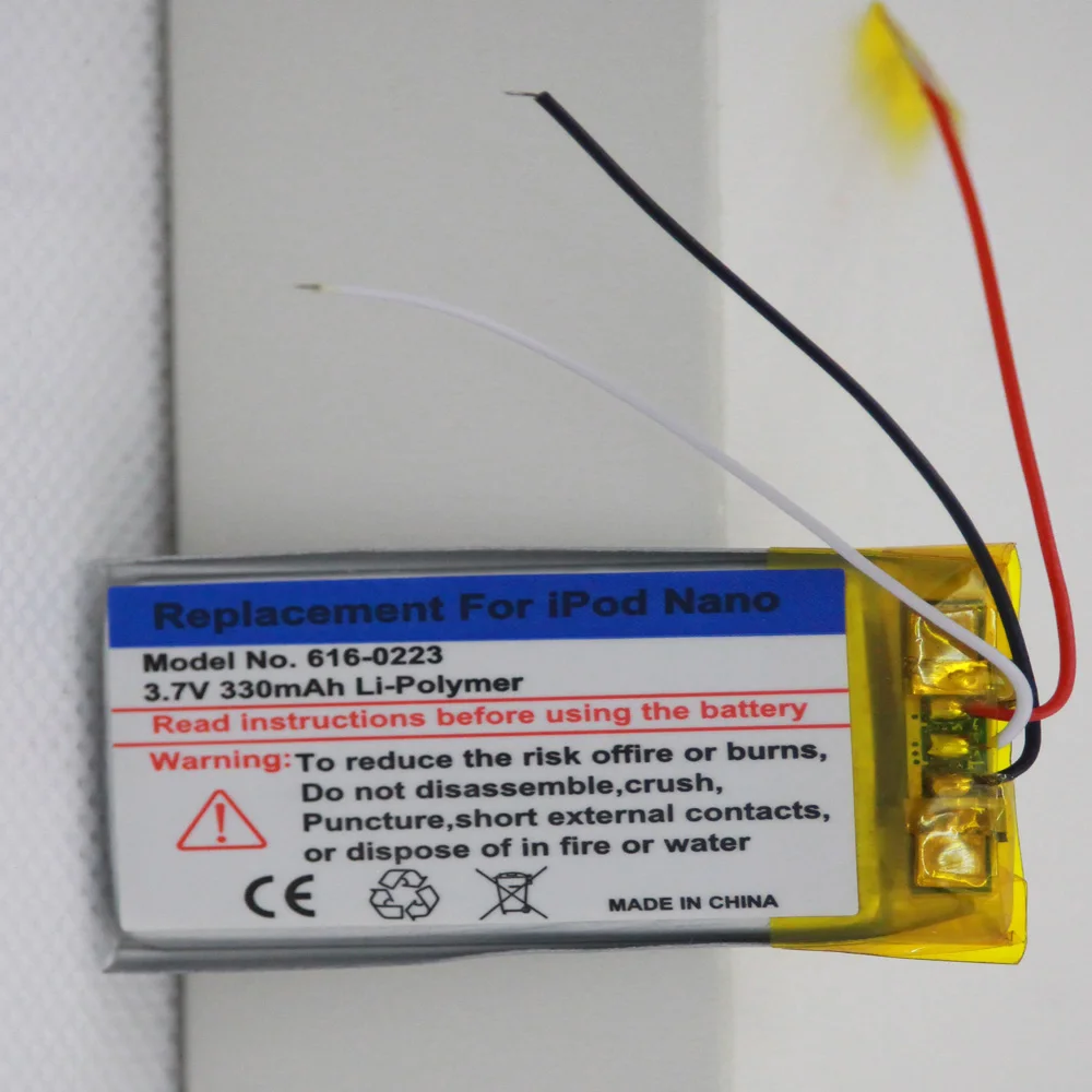 10 Pz/Lotto Sostituzione Della Batteria Nano Nano1 Batteria Per Ipod Nano 1 Gen Mp3 1 Gb 2 Gb 4 Gb Batterie Bateria Batteriej