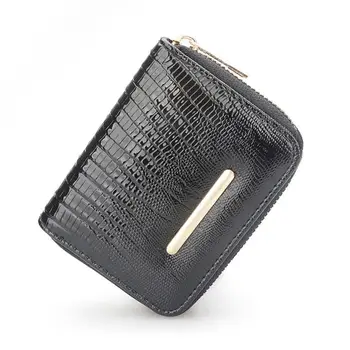 

Vintage Clutch Card Bags for Women Men Solid Zipper Buckle Short Money Purse Feminina Multi-function Unisex Small Leather Wallet