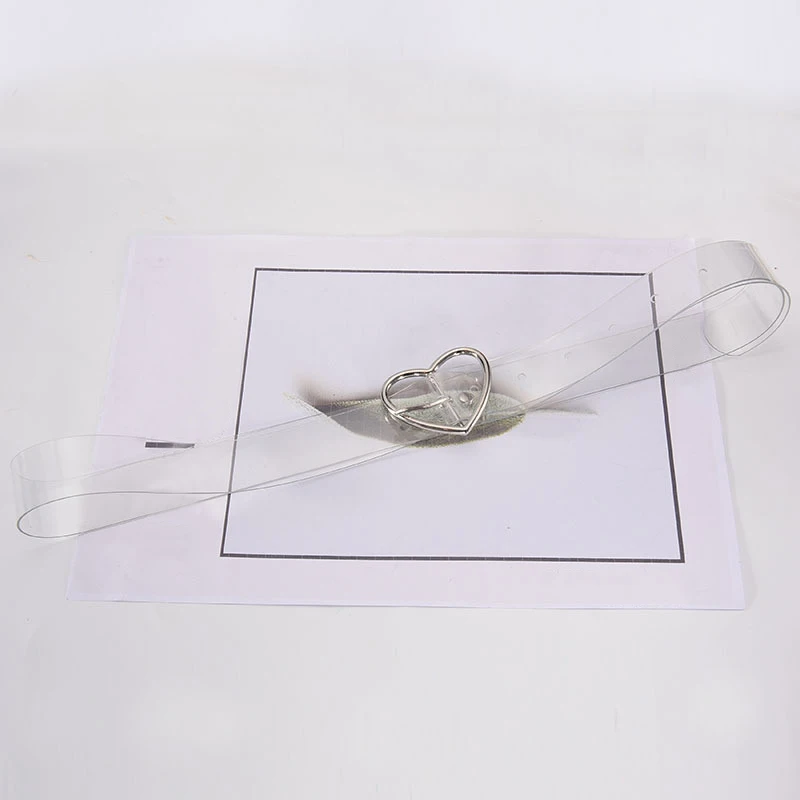 Прозрачный ПВХ длинный женский пояс на талию резиновый ремень сердце круглая квадратная форма пряжки ремни Мода для девочек пояс для платья Брюки